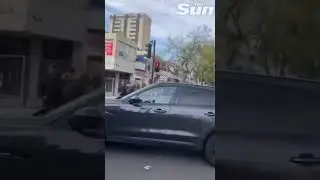 😨😳🫣 road rage motorist 🚗 takes out cyclists 🚴&zwj;♀️