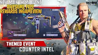 CODM*NEW* MAIN THEME EVENT COUNTER INTEL INFORMATION AND IT'S REWARDS INGAMEVIEW CODMOBILE LEAKS S2