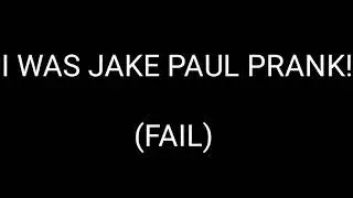 ACTING AS JAKE PAUL PRANK (FAIL) #GachaPrank