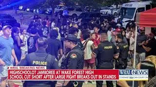HighSchoolOT Jamboree at Wake Forest High School cut short after large fight breaks out in stands