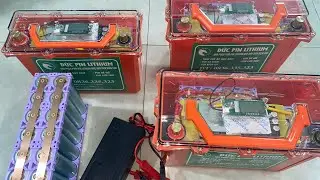 Thanh l&yacute; pin 12v45ah 1tr1 12v60ah 1tr5 k&egrave;m sạc 10Ah bh pin 2 th&aacute;ng đạt 85-90%