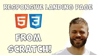 Watch Me Build a Landing Page with Plain HTML and CSS