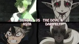 Yuno And Asta VS The Devil And The Dark Elf | Black Clover Episode 115 | anime NOOBS ||