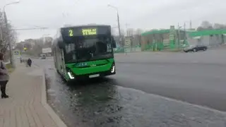 CEPЫЕ ПОРУЧНИ! МОГИЛЁВ! Поездка на электробусе МАЗ 303Е Г/№ AAE001-6 маршрут №2