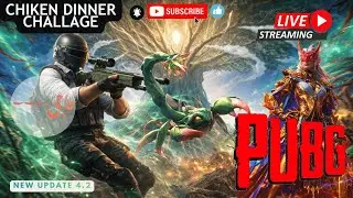 PUBG Mobile Live Now 🔴 Chicken Dinner Challenge| 1v4 Clutch Moments | Desi Pro Gameplay