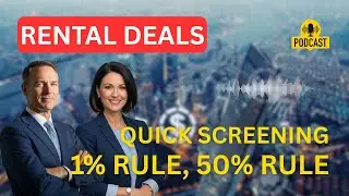 1% Rule & 50% Rule in US Rental Property Investing: Quick Tools to Screen Deals 📊🏡