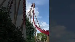 Diamondback at Kings Island first drop #rollercoaster #themepark #amusementpark #coaster