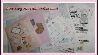 February 2021 Collective Planner Haul | Plannerface, BellaPlanella, MixiCatStuff, WhimsicalCatStudio