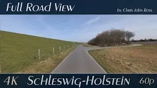Schleswig-Holstein, Germany: Simonsberg (Kreis Nordfriesland), Deichweg - 4K (UHD/2160p/60p)