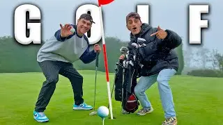 Jugando GOLF por primera vez ¡DAMOS PENA!