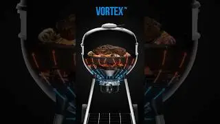 VORTEX&trade; - система управления жаром в сферических угольных грилях Napoleon NK22K-LEG-3