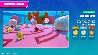 Fall Guy's new level of puzzle path!