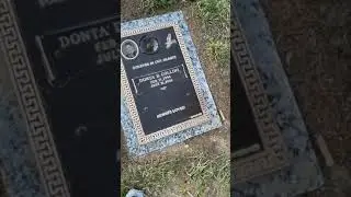 Donta&rsquo;s Memorial Marker 🕊 Finally His Marker was Laid#griefjourney #mysonshine