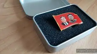 North Korea: The Kim Il Sung and Kim Jong Il Loyalty Badge