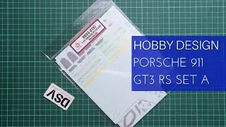 Обзор декалей Hobby Design 1/24 Porsche 911GT3 RS Decals A (HD04-0197)