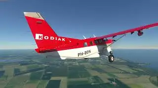 Xbox MSFS2020: SWS Kodiak 100 Short flight departing from Oostwold EHOW and arriving EDWR Borkum