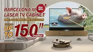 VIVIDSTORM 2025 Barcelona III: идеальная тумба для лазерного телевизора с простой настройкой и ма...