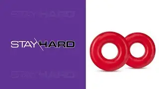 Blush Novelties - Stay Hard Donut Rings Oversized Cock Ring for Harder Erections & Increased Stamina