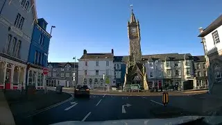 Forge & Machynllth with new road construction for Dyfi Bridge in 2022
