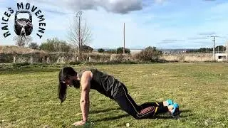 Push up (flexiones) con control escapular 
