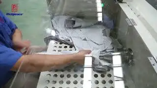 Automatic Eiderdown and Cotton Stowing Machine#downfill#cottonfill#downjacketmake