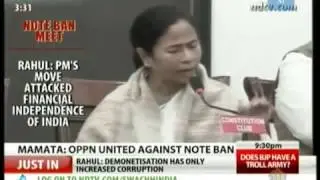 Demonetisation: PM must take moral responsibility and resign, says Mamata Banerjee
