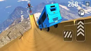 Bus Simulator: Ramp Stunt 2023 GT Mode Mega Ramp - Android Sim Games