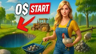 Start with $0 in a GIANT PIT! 🚜