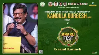 Hon'ble Minister for Tourism, Culture & Cinematography Kandula Durgesh Garu Speech at Araku Utsav