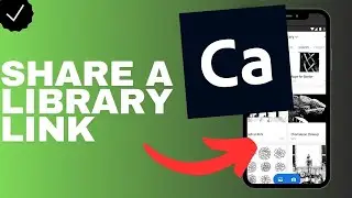 How to share a library link in the Adobe Capture app?