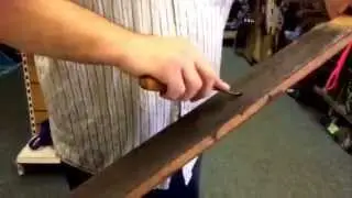 sharpen leather tools UK saddlery training school