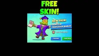 X3 Free Barley Skin😱🔥 #brawlstars #supercellpartner #shorts