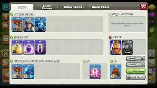 Rush to Max troops for attack in clash of clan