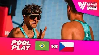 Evandro/Arthur vs. Trousil/Sedlak - Pool Play Highlights | Cape Town 2025 #BeachProTour