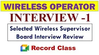 WIRELESS OPERATOR INTERVIEW 4TH MARCH 2023