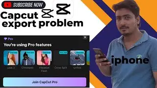 How to use capcut pro in iPhone 😲 Resolve capcut export problem watch till and