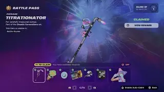 How to Unlock Titrationator Pickaxe in Fortnite | Battle Pass Rewards Page 4