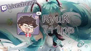 [Live] RyuK | HAG - Colorful [Akitoshi's Extra] 1st +HDDT FC 99.36% {#1 711pp FC} - osu!