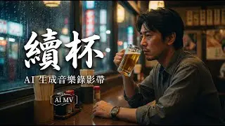 【原創歌曲】續杯 Refill - Official Music Video｜AI MV ｜ 人生沒有遙控器，但我們可以再來一杯｜獻給所有不想長大的大人