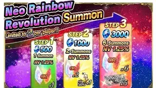FFBE ~ Neo Rainbow Revolution Summon Gacha 3 Step 2x