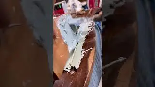 Replicating Wood Molding #repair #furniturerepair #woodworker #woodworking #wood #carpentry #veneer