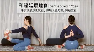 #瑜珈教學 和緩延展瑜伽 (呼吸調息 / 腰痠背痛/ 長期睡眠不足)#PINYOGA