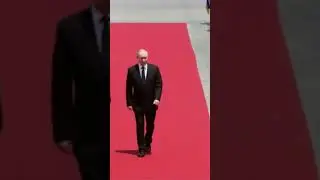 Russian President Vladimir Putin with the President of Korea