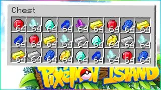 BIGGEST TREASURE FIND I'VE HAD YET! - PIXELMON ISLAND SMP #18