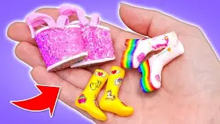 Бедная Барби, у которой совсем нет обуви?! 👠 Сэм и Сью делают более 20 новых пар!