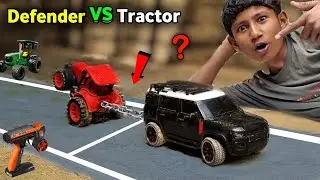 RC Defender vs Tractor Tug of War 🔥| Kaun Jeetega?