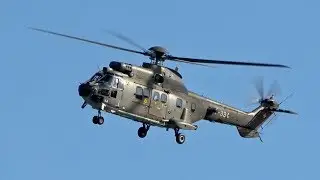 Super Puma Display Team Eurocopter TH98 Cougar AS-532UL Z&uuml;ri F&auml;scht AirShow Swiss Air Force 2019