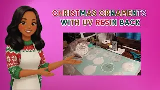 Christmas Ornaments w/UV Resin Back