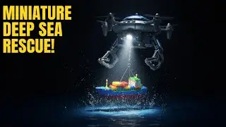 Deep Sea Salvage: Miniature Rescue Drone Mission (Pure Mechanical ASMR)