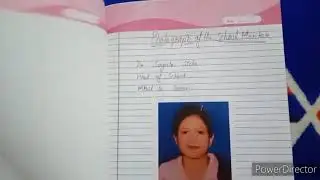 Portfolio file || B.ed 2nd year || school internship file || evidence/proofs